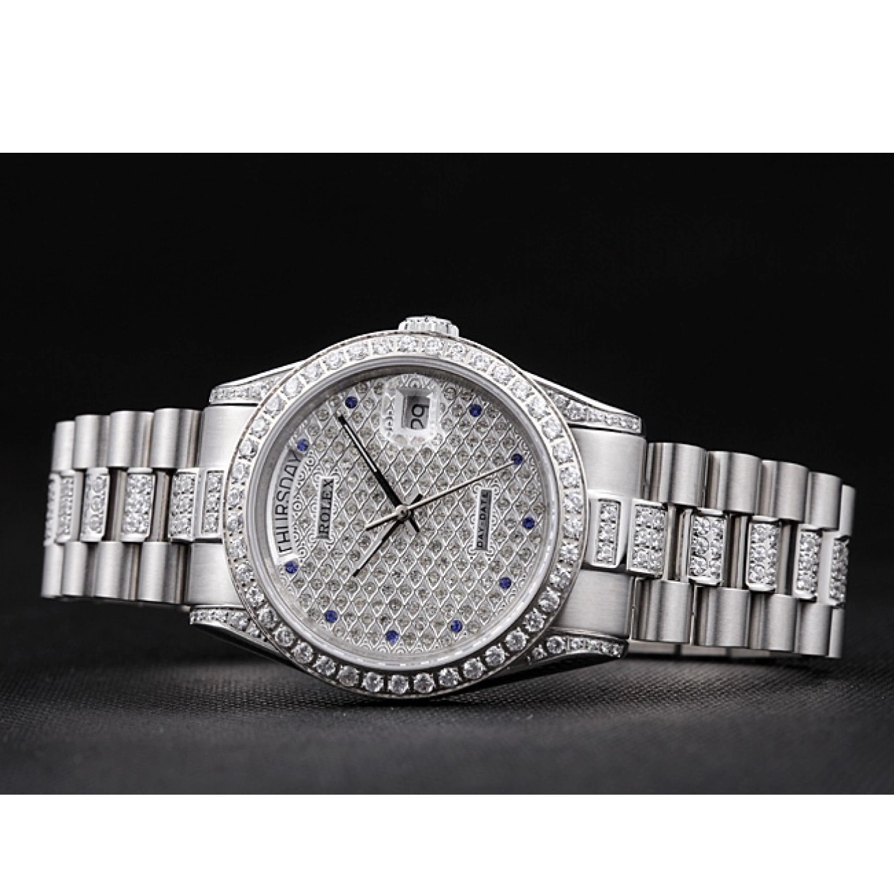 Aaa replica watch Diamonds-srl182 621612 Day-Date Rolex Swiss 0816